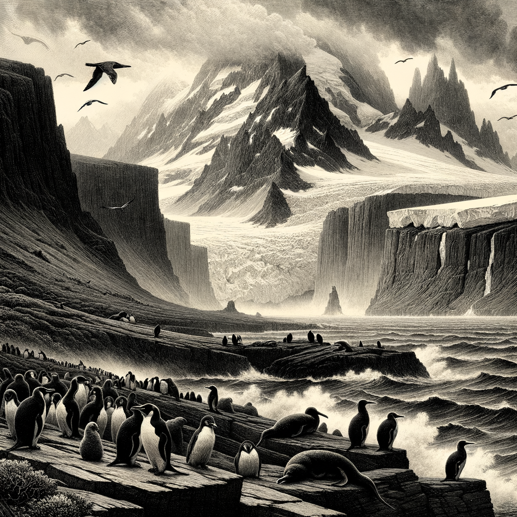 Kerguelen Island at the Edge of the Empty Sea