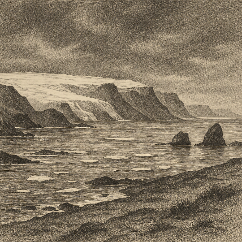 Wind-scarred bunkers, thawing tundra and seabirds remap October Revolution Island
